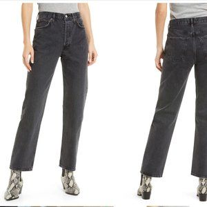 Agolde 90's pinch waist black tea